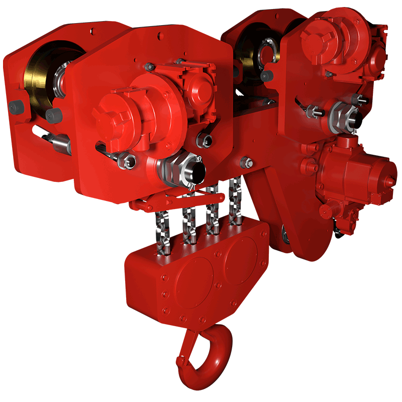 20 Tonne Low Headroom Air Hoist - Rental Only