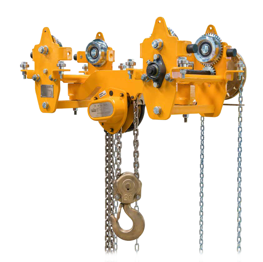 ATEX Articulated Low Headroom Hoist & Trolley