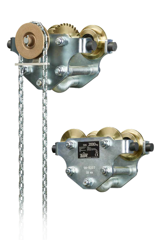 HD3C ATEX Zone 1 Push & Geared Trolley
