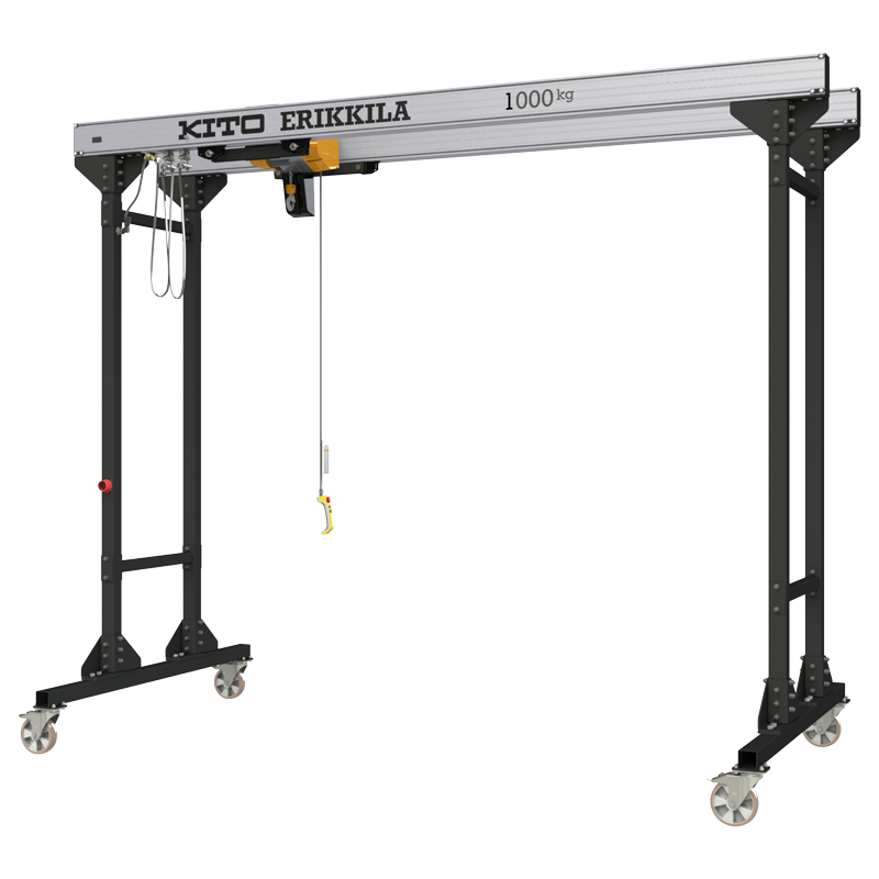 Double Girder Flat Cable Portal Crane