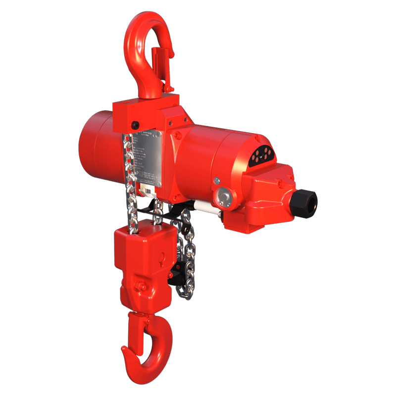 Red Rooster 500 kg hook suspension air hoist TCR-500 for general lifting and maintenance operations