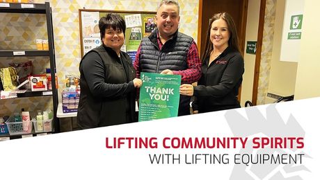 Red Rooster Lifting at the Inverurie Food Bank