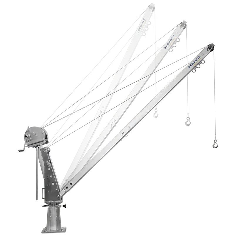 Swivel davit crane manual winch SD900 - Red Rooster Lifting