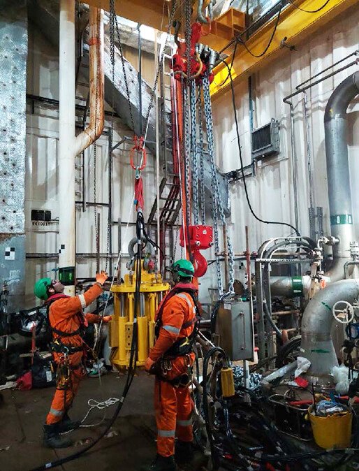 air hoist hire internal lift plan