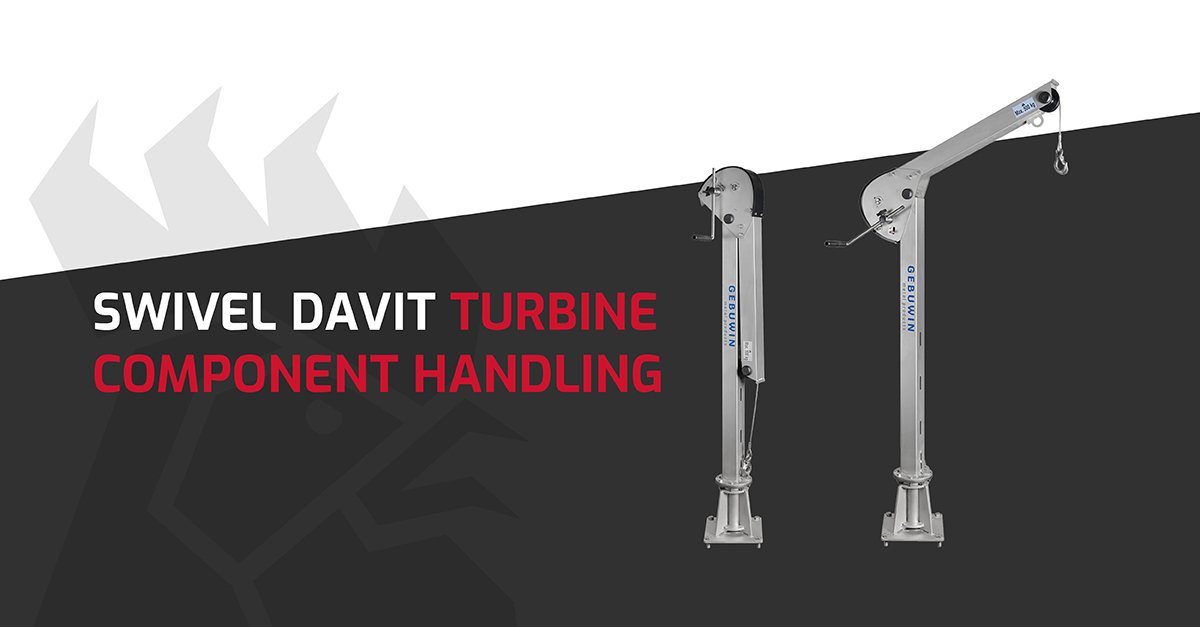 Swivel Davit Crane for Turbine Component Movement